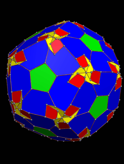 Polyhedron Featuring Triskelions