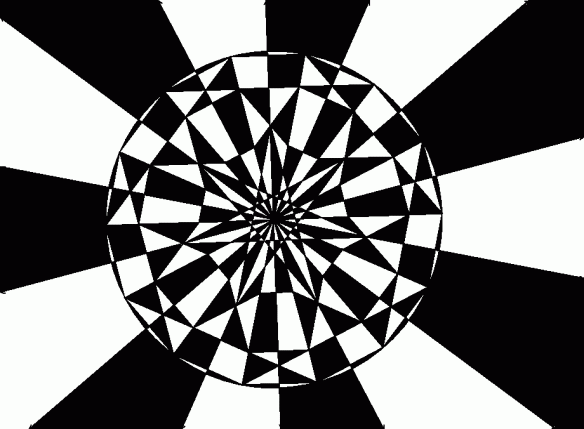 Heptagon-based Op Art