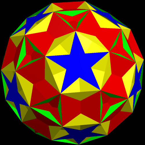 Faceted Rhombicosidodecahedron