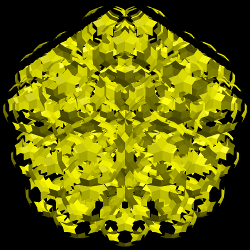 A Rotating Array of Rhombi
