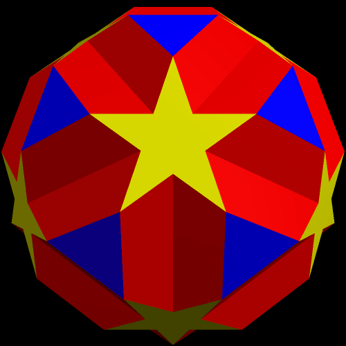 Faceted Rhombicosidodecahedron