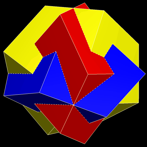A Three-Part Polyhedral Compound