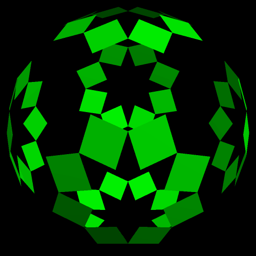 48 Green Rhombi