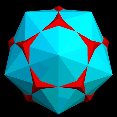 Compound of the Dodecahedron and the Triakis Icosahedron