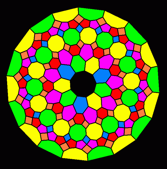 Mandala Based on the Number 18