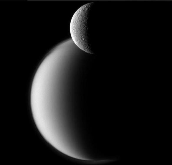 Rhea Before Titan