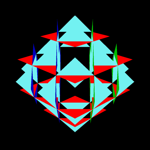 An Array of 45-45-90 Triangles