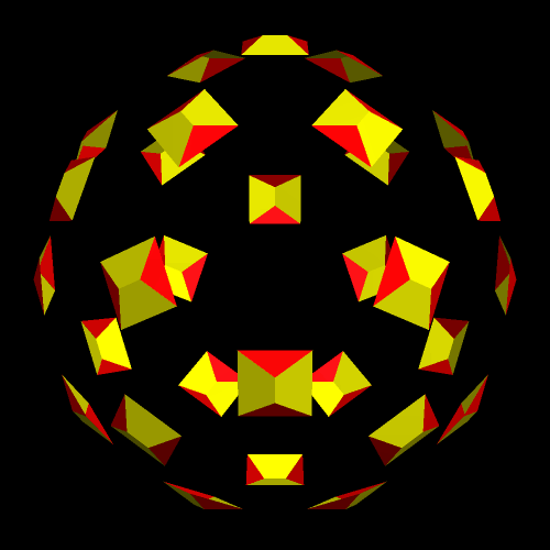 An Icosidodecahedron of Rooftops