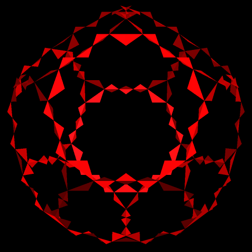 Twelve Red Rings of Triangles