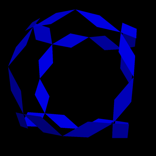 24 Blue Rhombi