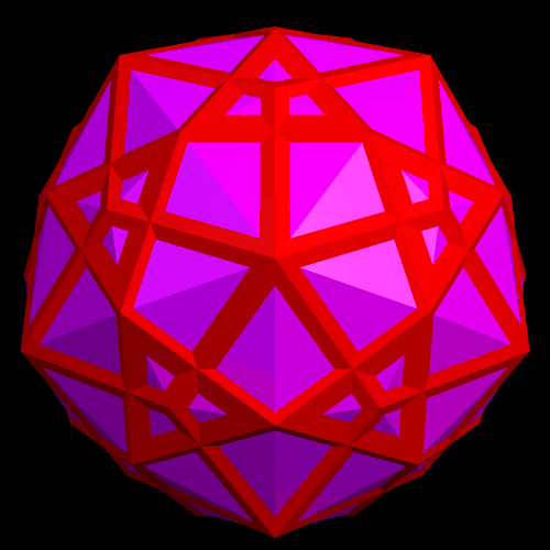 Icosidodecahedron / Rhombic Triacontahedron Compound