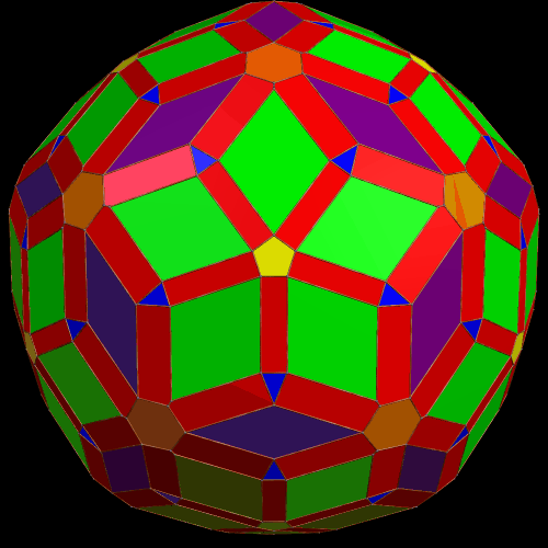 An Expanded Version of the Rhombic Enneacontahedron