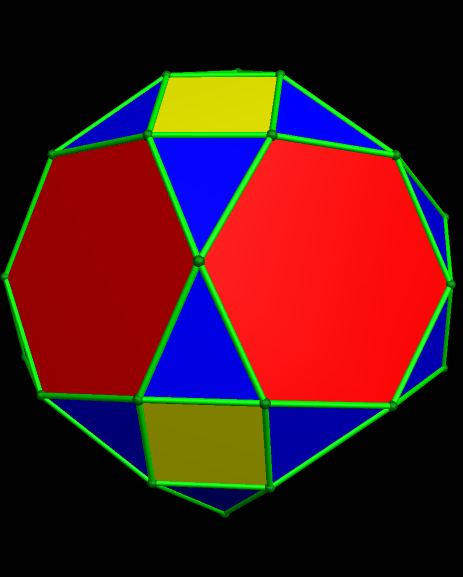 Polyhedron Featuring 38 Faces