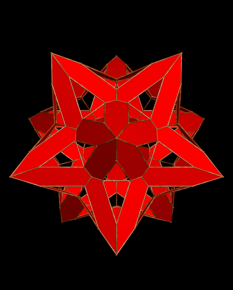 A Hollow Version of the Small Stellated Dodecahedron