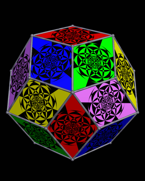 Decorated Rhombic Triacontahedron