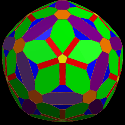 Polyhedron Featuring 242 Faces