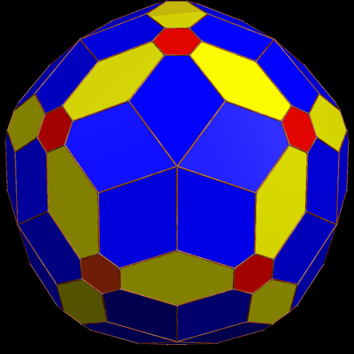 Polyhedron Featuring 110 Faces
