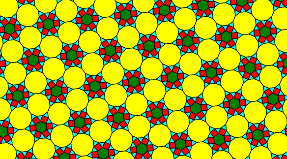 A Quasi-Regular Tessellation for the New Year MMXIV