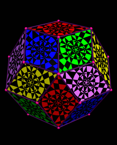 Decorated Rhombic Triacontahedron