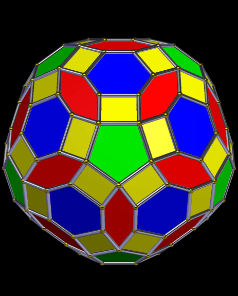 A Polyhedron with 122 Faces