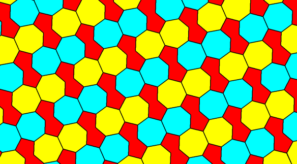 Tessellation Featuring Regular Heptagons