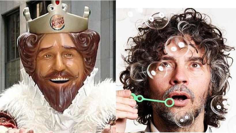 Is Wayne Coyne the Burger King King?