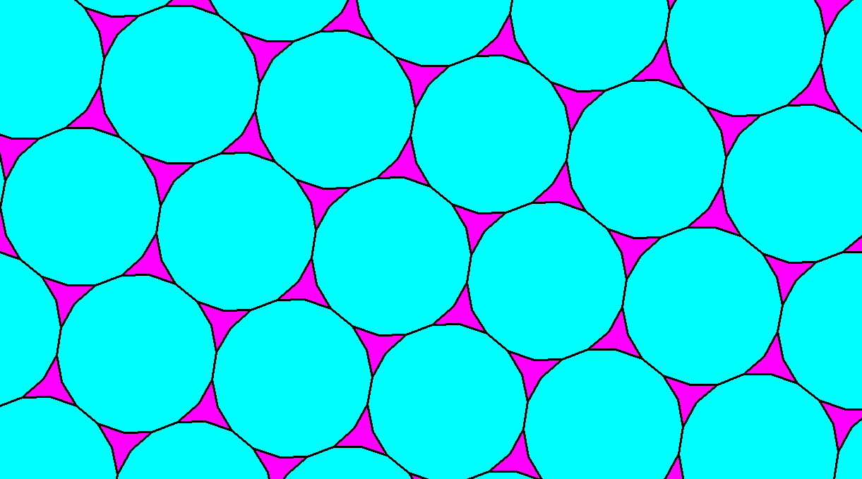 Tessellation Using Regular Octadecagons and Triconcave Equilateral Hexagons