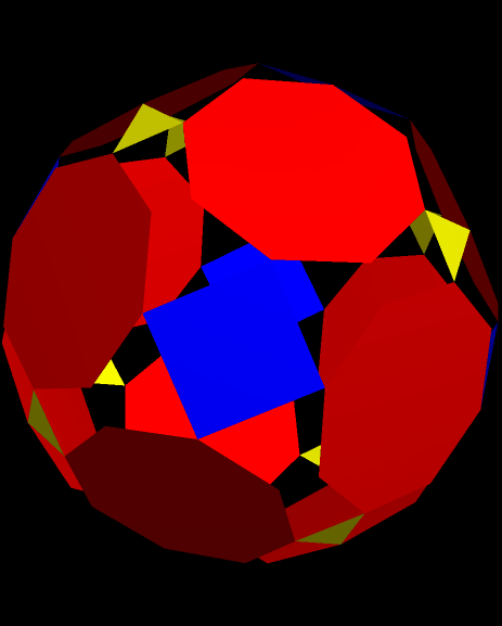 A Symmetrical Arrangement of Regular Octagons, Triangles, and Squares
