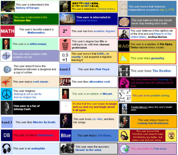 My Wikipedia Userboxen Collection, Part III