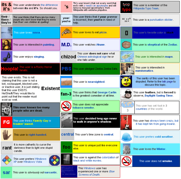 My Wikipedia Userboxen Collection, Part V