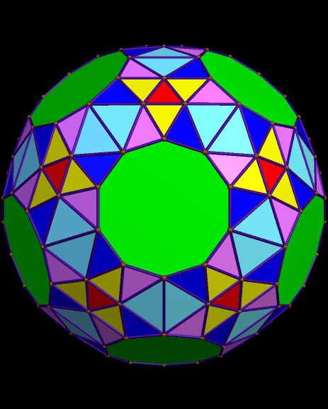 A 272-Faced Polyhedron Featuring Twelve Regular Decagons