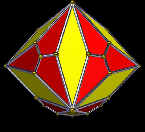 A Polyhedron Made of Kites and Rhombi