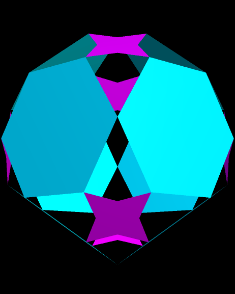 Eight Hexagons, Rotating with Six Tetrastars