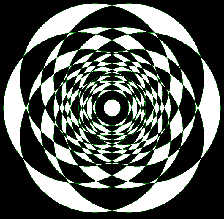 A Snowflake Made of Circles