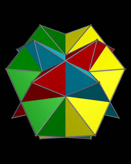 Compound of Four Hexagonal Dipyramids