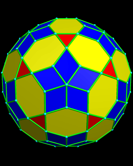 Faced-Based Zonish Versions of the Icosahedron and the Icosidodecahedron