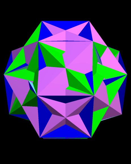 A Chiral Faceting of the Rhombcuboctahedron, and Its Compound with Its Own Mirror-Image