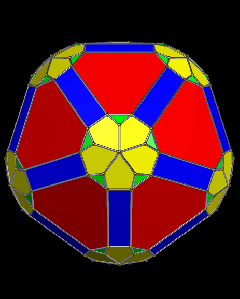 icosahedron with pasties