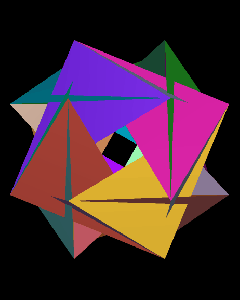 RCO faceting another with red gone and now green gone and now interior pink gone only yellow left now new colors