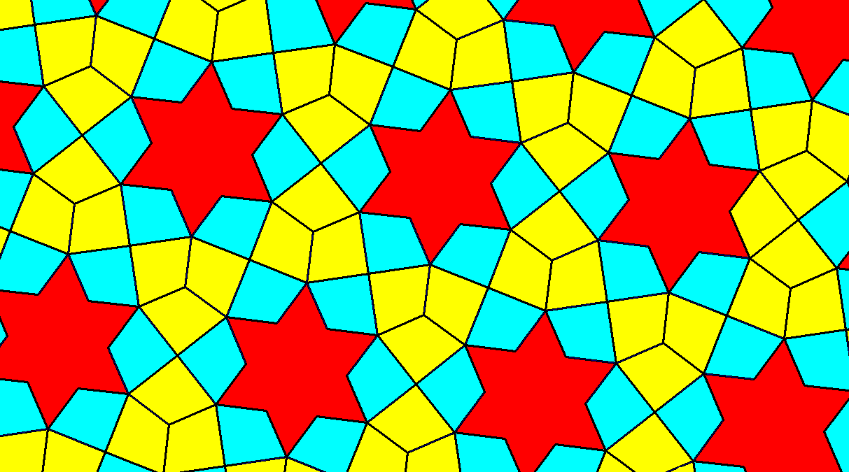 Tessellation Featuring Kites and Six-Pointed Stars