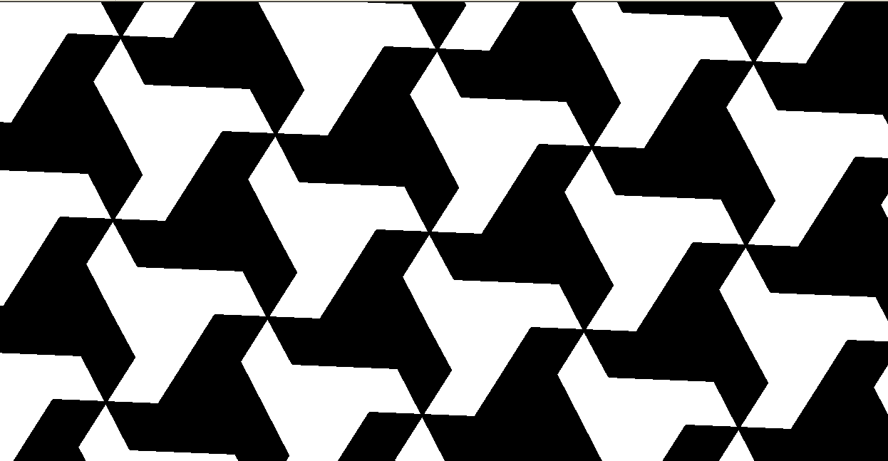 Tessellation with Triconcave Enneagons