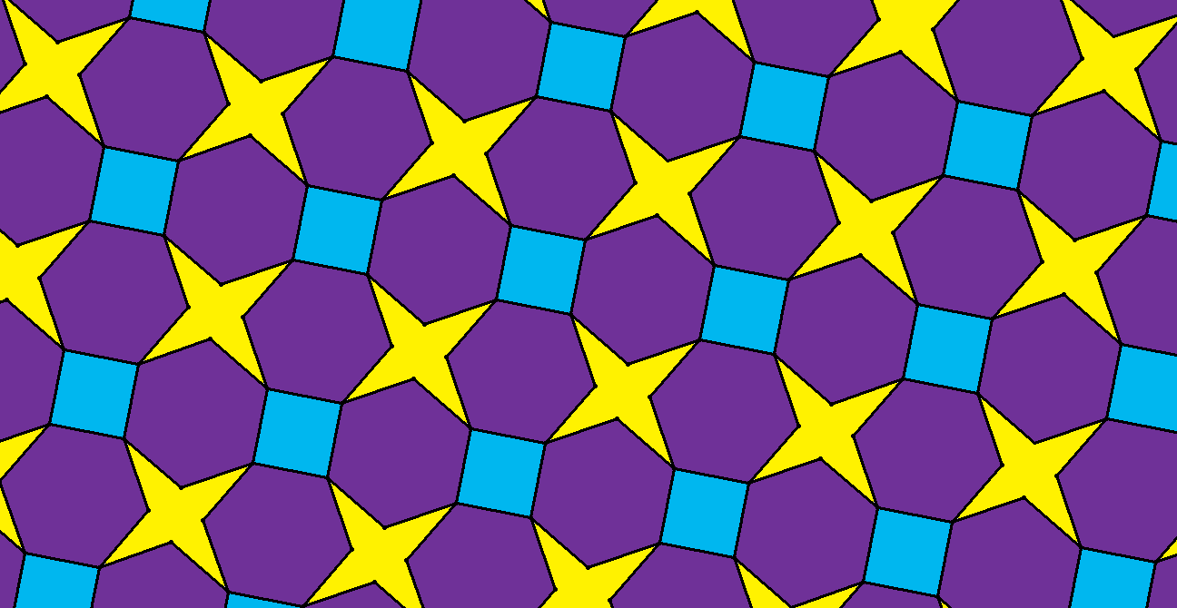 Tessellation of the Plane with Regular Hexagons, Squares, and Tetraconcave, Equilateral Octagons