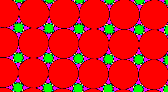 Tessellation Featuring Regular Tetrakaiicosagons
