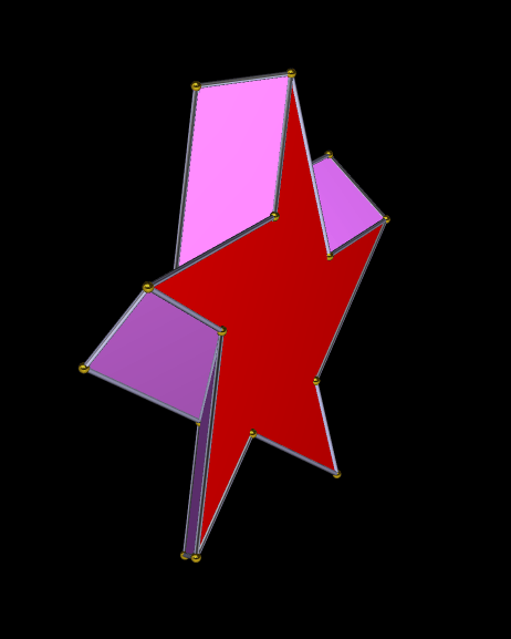 5th stellation of Triamond Pentagonal Bifrustum