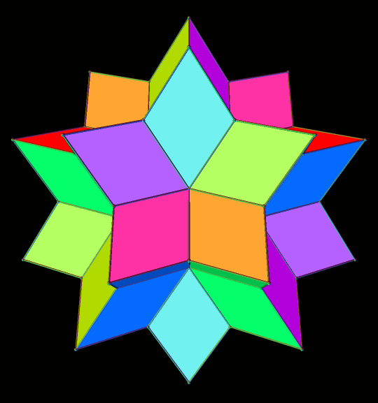 rhombic hexacontahedron