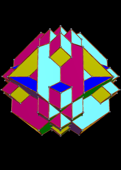 15 Trunc Octa color by face unless parallel 6th stellation