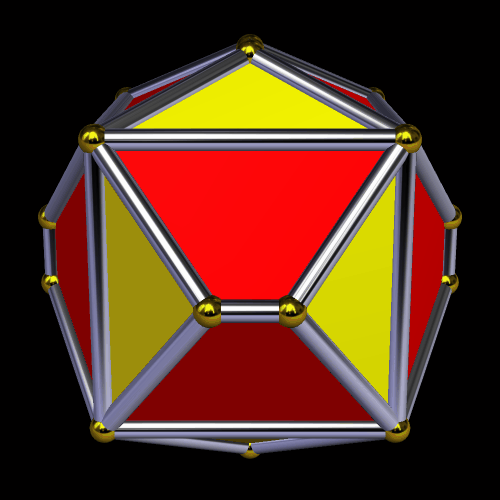 Convex hull of 18th stellation of dual of zonish icosahedron xyz