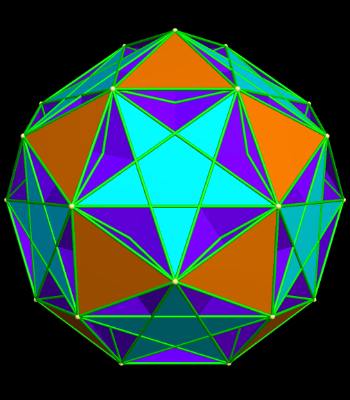 Faceted icosidodecahedron