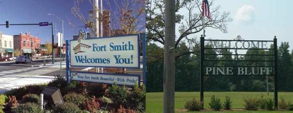 Fort Smith is Pine Bluff