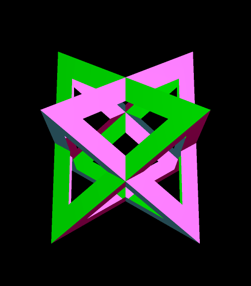 hollow stella octangula